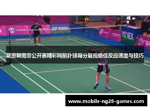 戴资颖南非公开赛精彩网前扑球得分展现绝佳反应速度与技巧 戴资颖南非公开赛精彩网前扑球得分展现绝佳反应速度与技巧